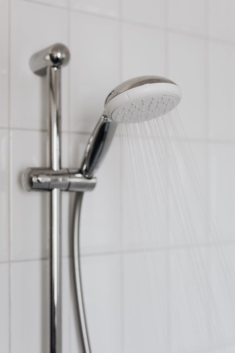 photo of a shower head