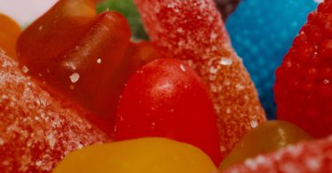 close up shot of gummy candies
