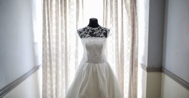 photo of a bridal gown