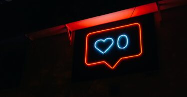 heart and zero neon light signage